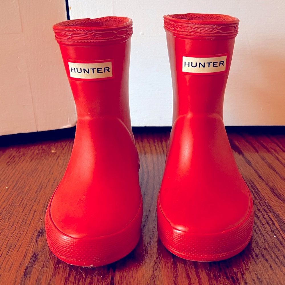 Toddler Hunter Boots size 4
